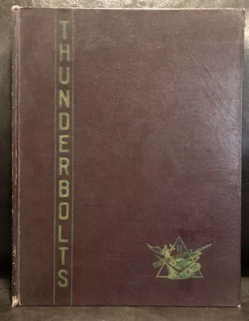Vintage Book THUNDERBOLTS History Of The 11th Armored Div WWII Hardcover 1948