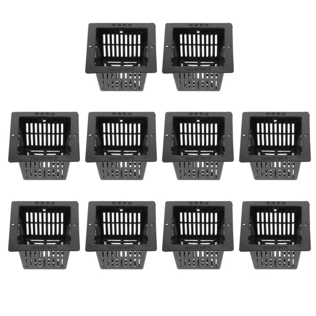 Confezione 15 Vasi Per Piante In Plastica, Diametro 17 Cm, Altezza 17,5 Cm, 3,7 Litri, Con Fori Di Drenaggio, Colore Nero - 5