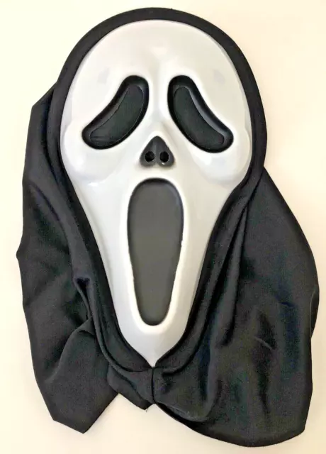 Fun World Easter Unlimited Scream Ghost Face Mask Hard Plastic Halloween 2021