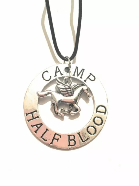 Percy Jackson CAMP HALF BLOOD Necklace w Rope