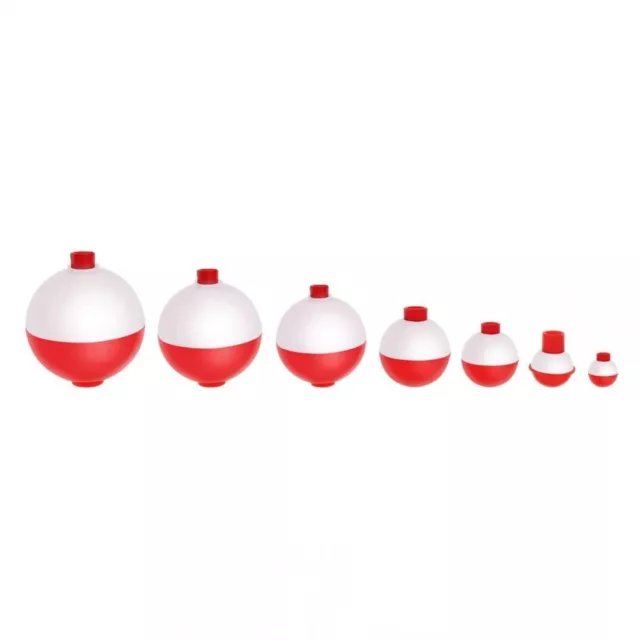 10PCS Eva Snap-on Fishing Floats Fishing Tackle Red And White ABS