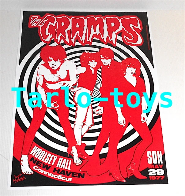 CRAMPS - New Haven, Us - 29 may 1977 - concert poster CRAMPS - New Haven, Us - 29 may 1977 - concert poster