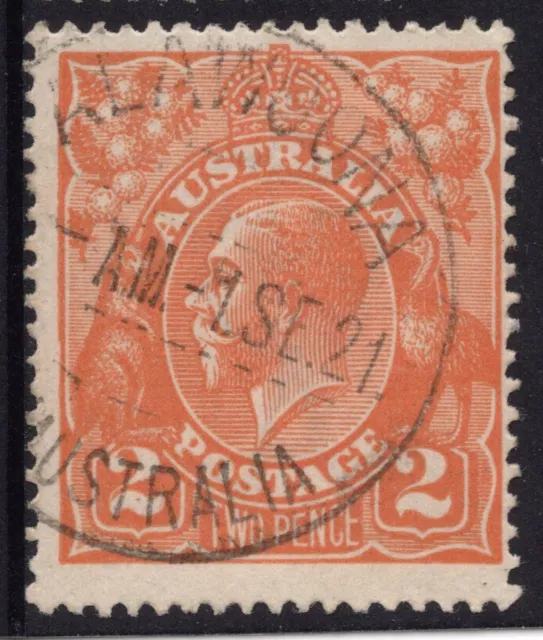 1920 2d orange KGV head, single wmk, BW95, FU (AK224)