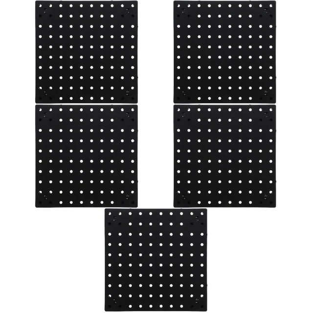 Panneau Perforé En Bois HOMCOM - 60x80 Cm, Rangement Mural Modulable - Pour Garage, Bureau, Atelier