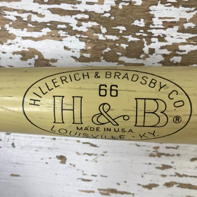 Hillerich & Bradsby H&B 66 Vintage Softball Wooden Bat 34" Louisville Slugger