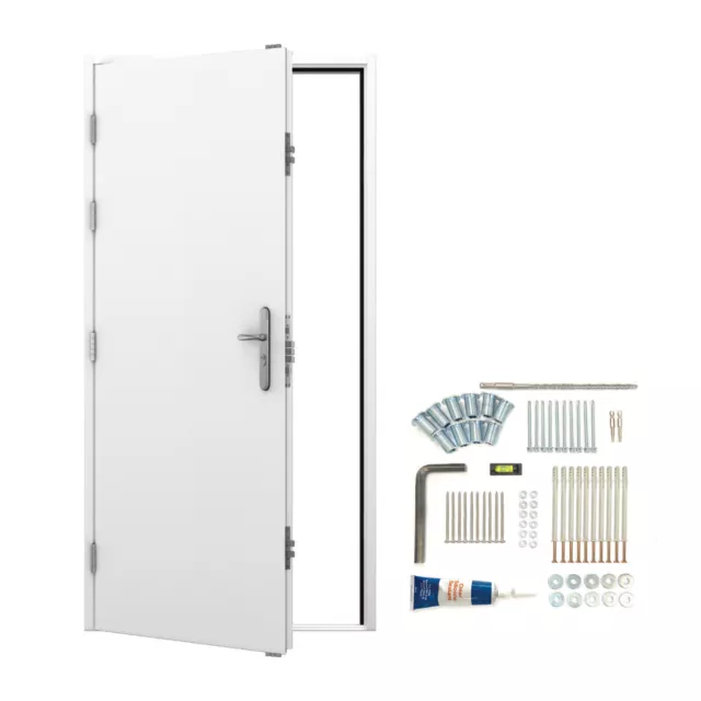 External Security Door and Frame | Insulated Acoustic Thermal Steel Doors Sound