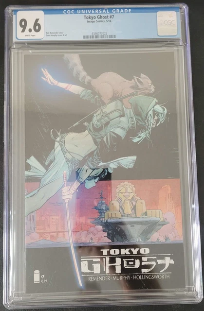 Tokyo Ghost #7 Cgc 9.6 Graded 2016 Image Comics Rick Remender! Sean Murphy!