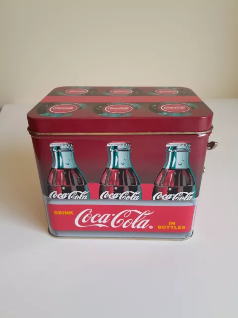 COCA COLA Musical Tin Coke Collectable Wind Up Empty