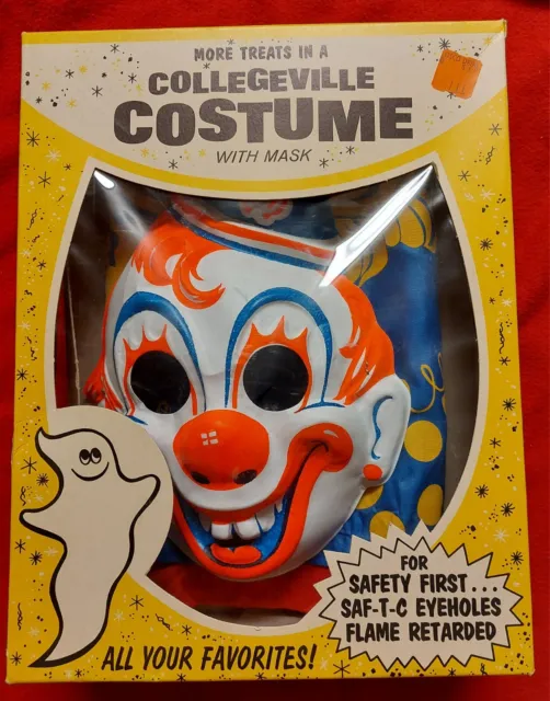 SCARCE 1960'S OR 1970's Rob Zombie HALLOWEEN CLOWN Boxed Costume ...