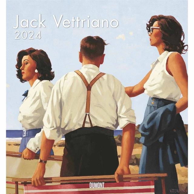 JACK VETTRIANO DELUXE Calendar 2024 Regional Month To View £29.98