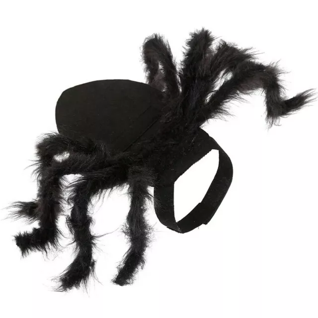 Halloween Mascota Negro Araña Disfraz Perro Gato Cachorro Araña Cosplay Ropa Conjunto 2