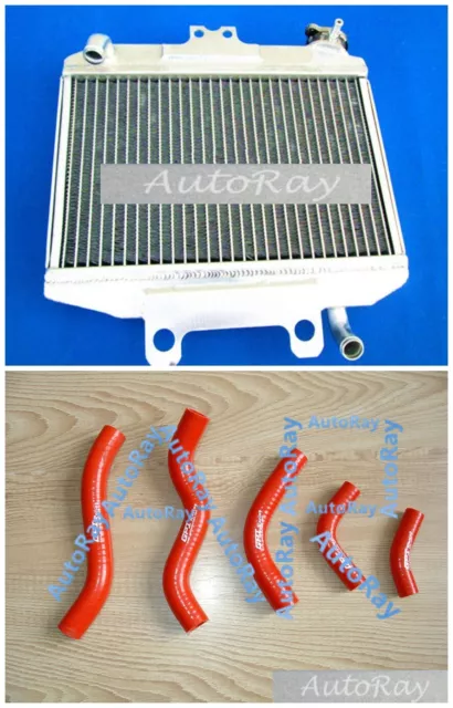 Aftermarket Aluminum Radiator + Hoses for CR125 CR125R 1998 1999 98 99 CR 125