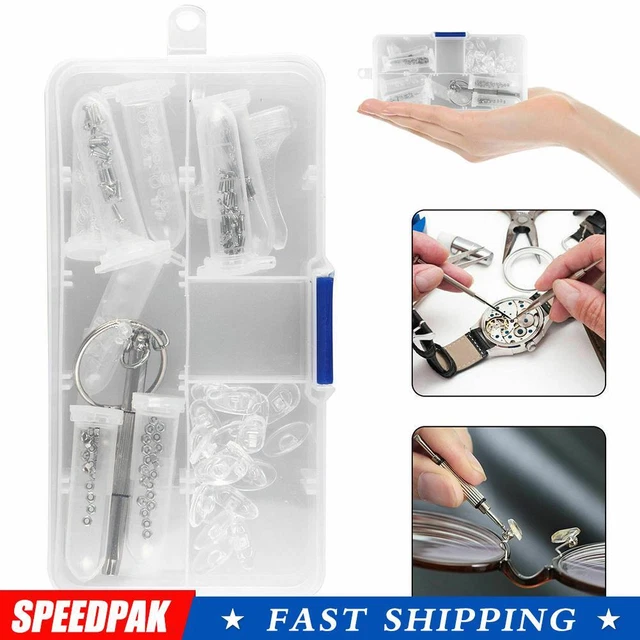 1* Herramienta de reparación de gafas tornillo nariz tuerca óptica para kit de gafas H1P6