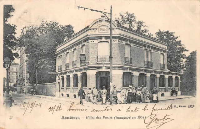 CPA-Asnières Hotel des Postes (126344)