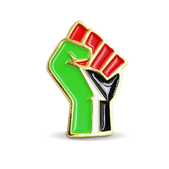 Palestine Flag Lapel Pin – Metal Badge For Hat, Backpack, Vest – National Flag Pin – Made In France