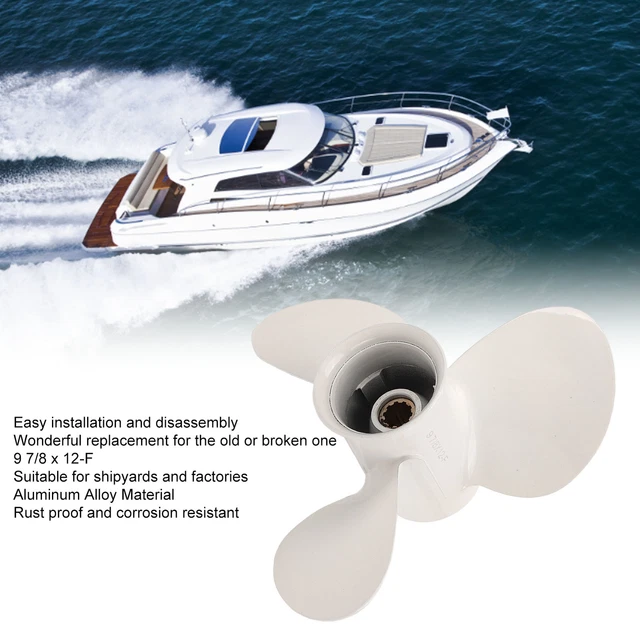 Outboard Propeller Replacement Alu Alloy Propeller for Outboard Engine 20‑30HP