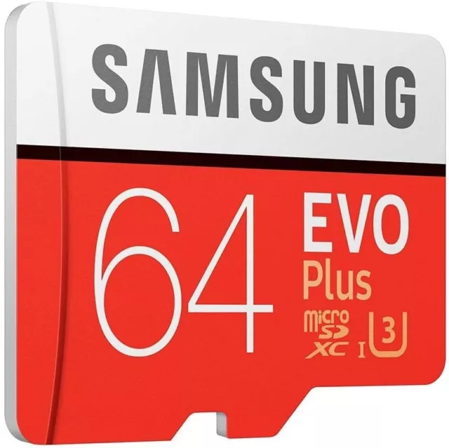 Micro SD Samsung Evo Plus SDXC 64 Gb scheda di memoria Classe10 MB-MC64GA 2