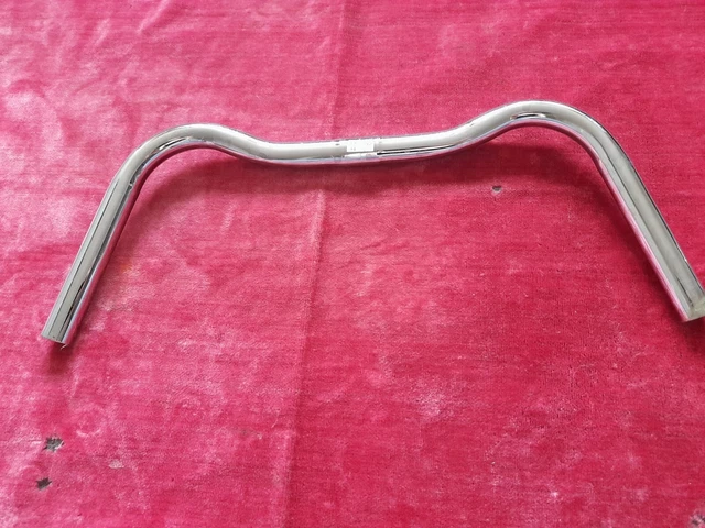 Guidon Cintre Moustache Acier Chromé – Vélo Vintage Français – Handlebar Old Bike
