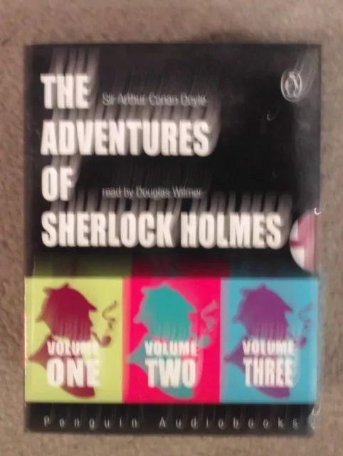 THE ADVENTURES OF SHERLOCK HOLMES vols1,2,3- ARTHUR CONAN DOYLE (AUDIO CASSETTE)