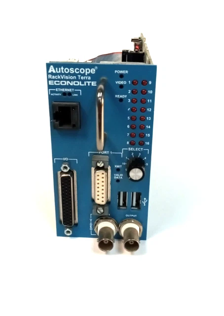 AUTOSCOPE RACKVISION TERRA Econolite P/N 600586 £81.37 - PicClick UK
