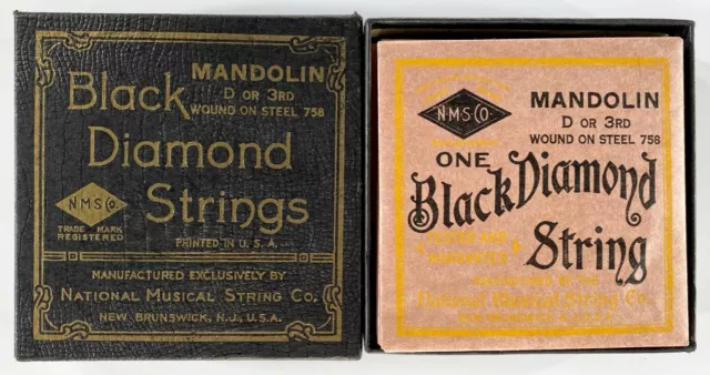 Vintage black store diamond guitar strings