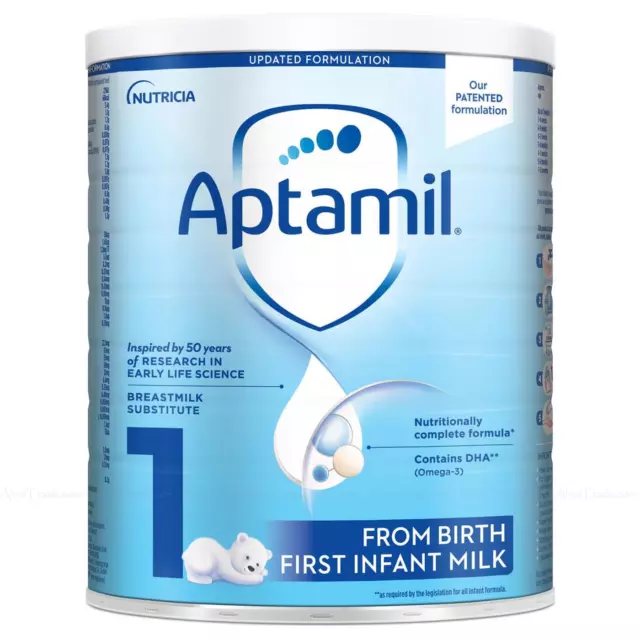 Aptamil First Infant Baby Milk Stage1From Birth Formula Powder Substitute 3x700g 2