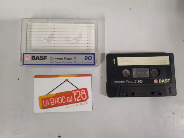 BASF Chrome Extra II 90 - Vintage Audio Cassette Tape