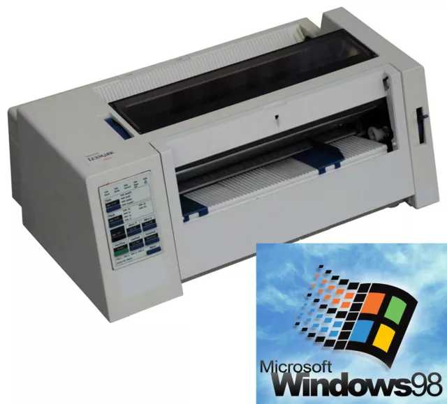 A4  A5 Drucker Dot Printer Lexmark 2380 Einzelblatt Und Endlos Für Windows 98 Mm
