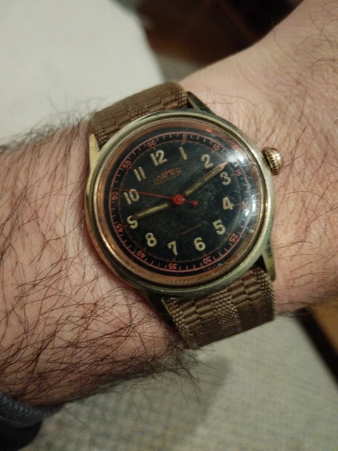 Montre Roamer Vanguard 413-2220.306 Remontage Manuel - Vintage Suisse Des Années 60, Neuve Sans étiquette