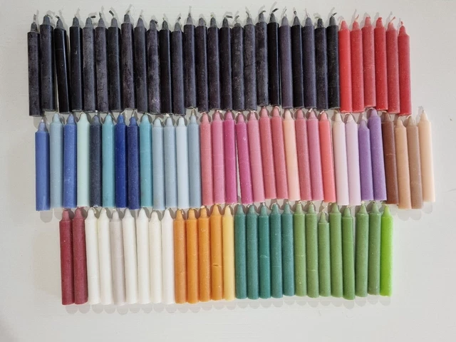 Broken Candles wishing Ritual spell chime candle 10cm BROKEN  90 candles.