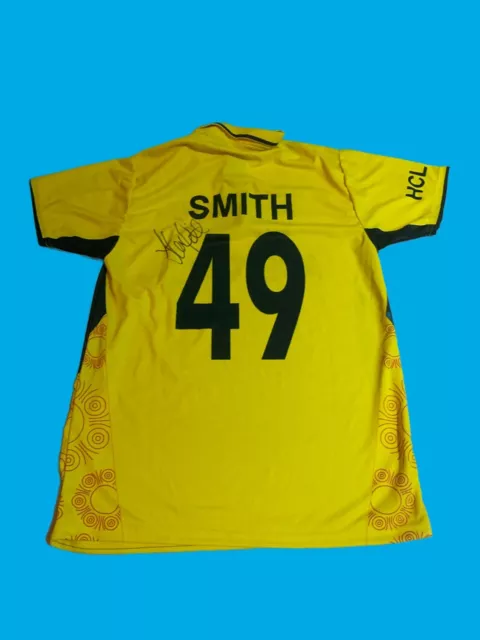 Steve Smith Signed Australia One Day World Cup Final Shirt