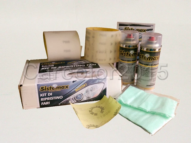 Saife, Kit Rinnova Fanali Meccanico, Kit Riparazione Auto Fai Da Te, Fari Opachi - Foto 6