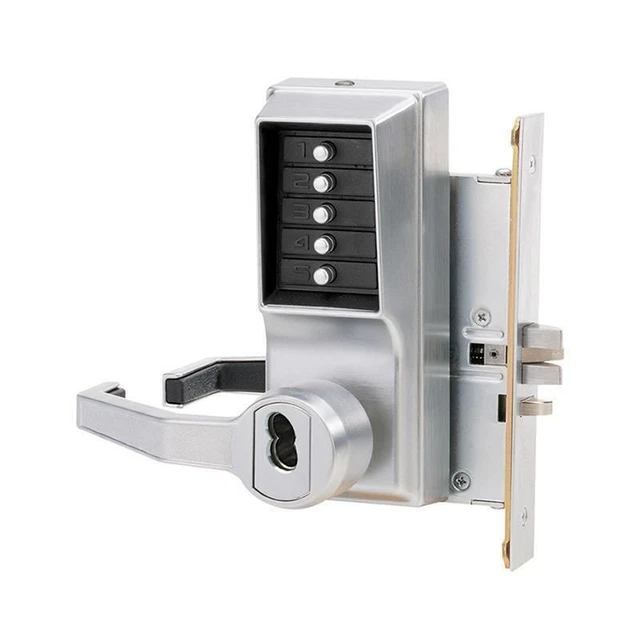 Kaba Simplex LH Mechanical Pushbutton Lever Mortise Lock Best SFIC L8146B-26D