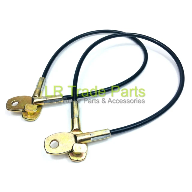LAND ROVER DEFENDER 90 110 130 Rear Tailgate Support Straps Cables X2