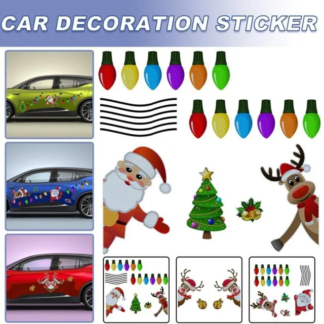 Decorative and Safe Christmas Reflective Magnets for Your Home and Car
