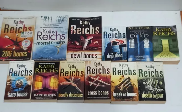 KATHY REICHS Bones books you choose Devil Bones, 206 Bones, Cross Bones + more