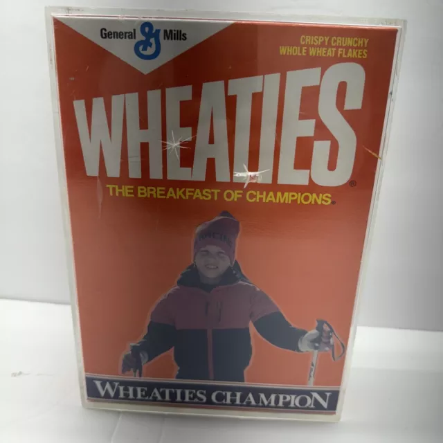 Wheaties cereal box Kai Jones Wheaties champion enclosed hard plastic