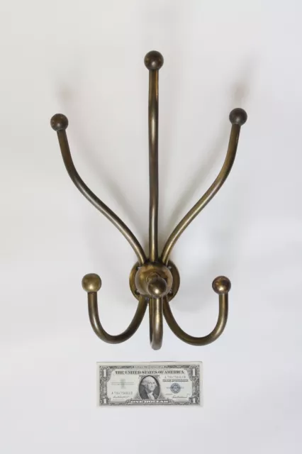 antique towel triple hook holder | robe coat triple double hook victorian vtg