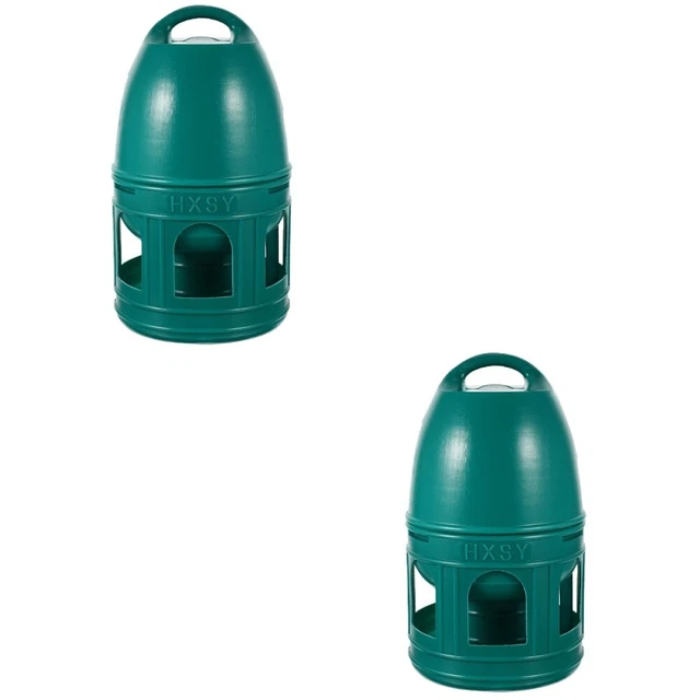 2 PIEZAS Riego de codornices portátil para pájaros bebedor de codornices alimentador de hogar