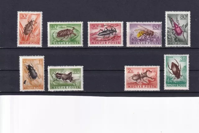 Ungarn 1954 J. postfrisch Satz MiNr. 1354-1363 ohne 1361 MNH(**)