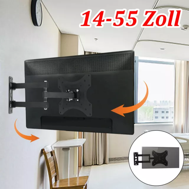 14-55 Zoll TV Wandhalterung Wandhalter LCD LED Fernseher schwenkbar neigbar