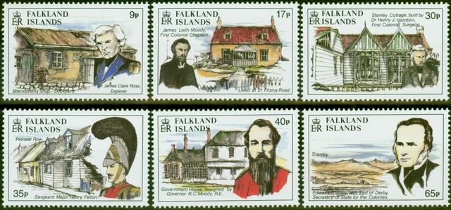 Falkland Islands 1994 Founding Von STANLEY Set Mit 6 SG713-718 V.F MNH