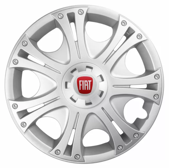 Copricerchi 16" adatti a Fiat Scudo Bravo Doblo Mk3 Talento NUOVI argento