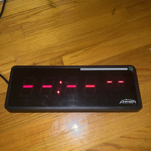 Primex Wireless SNS LED Digital Clock GT8077