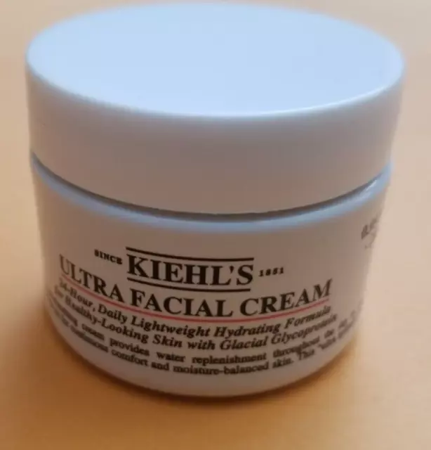 Kiehl's Ultra Facial Cream, 24 Hour Hydrating Formula, .95 Fl oz Sealed, New