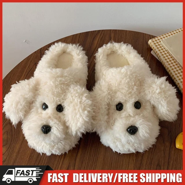 TOGEVAL Pantofole da Casa Unisex Marrone in Peluche Calde e Antiscivolo, Design a Forma di Artiglio per Occasione Casual Invernale, Semplici e Comode