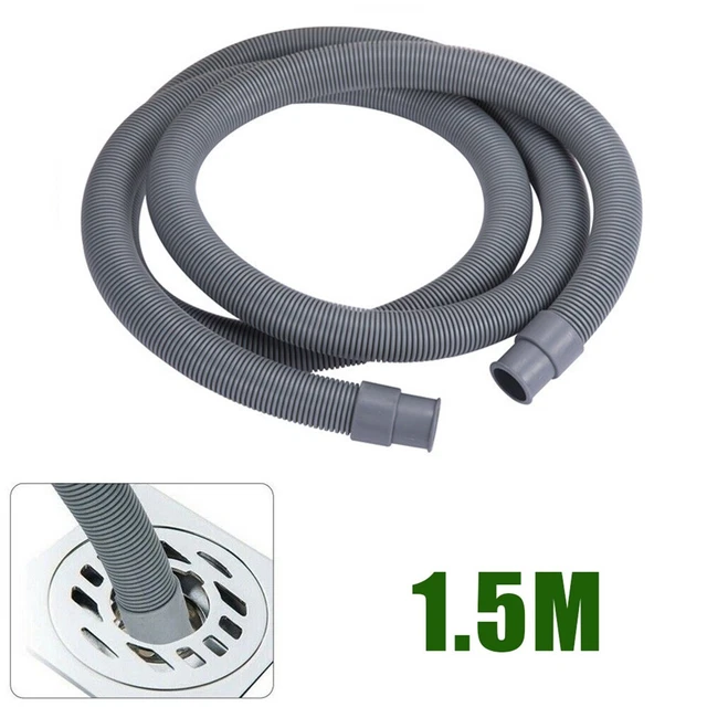 Kit Prolunga Tubo Di Scarico Per Lavatrice – 2 Metri, Con Adattatore E Fascette, Universale, Antipiega - 4