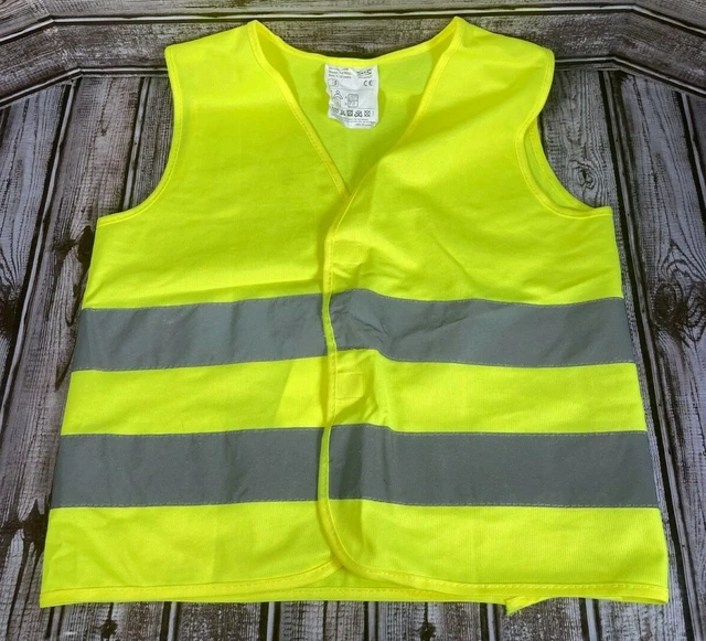 IKEA PATRULL NEON Yellow Safety Reflective Vest Youth Kids Children