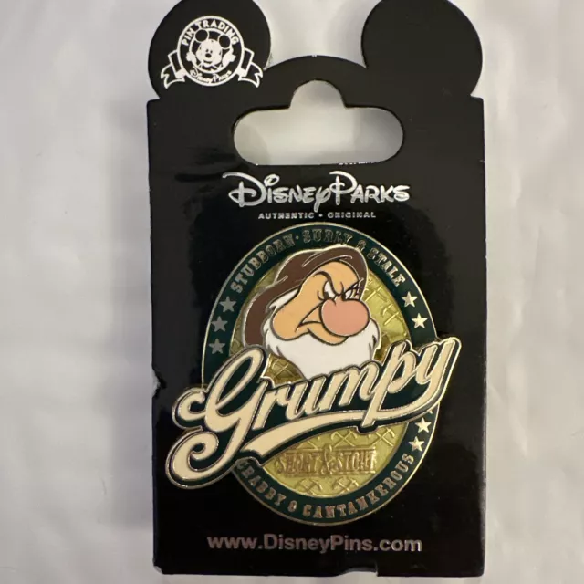 Disney brand new Grumpy “Short & Stout” trading collectible pin. Y