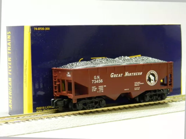 Lionel American Flyer Great Northern 2 Bay Hopper #73456 S Gauge 6-44097 New